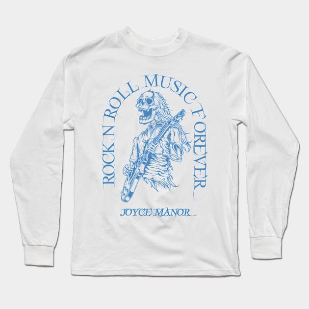 Joyce Manor /// Skeleton Rock N Roll Long Sleeve T-Shirt by Stroke Line